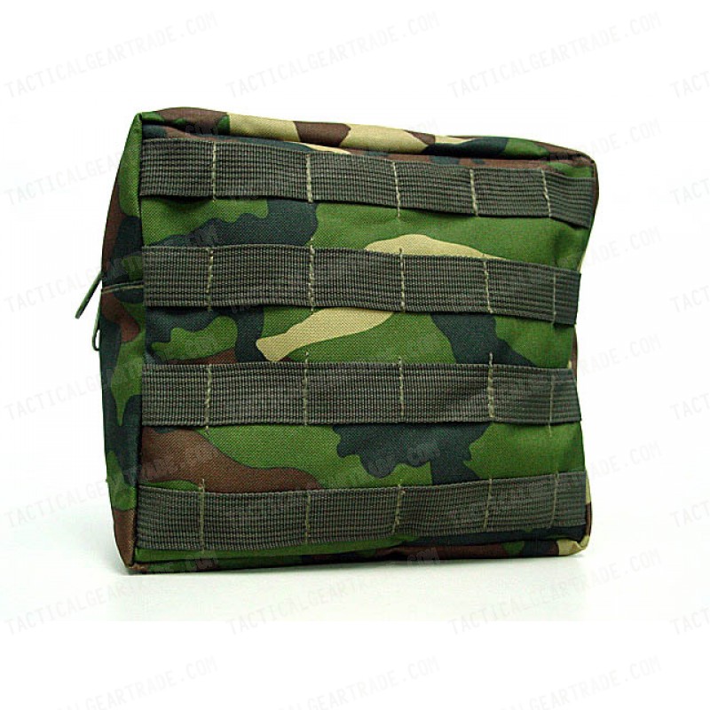 Molle Drop Leg Panel Utility Waist Pouch Bag Camo Woodland