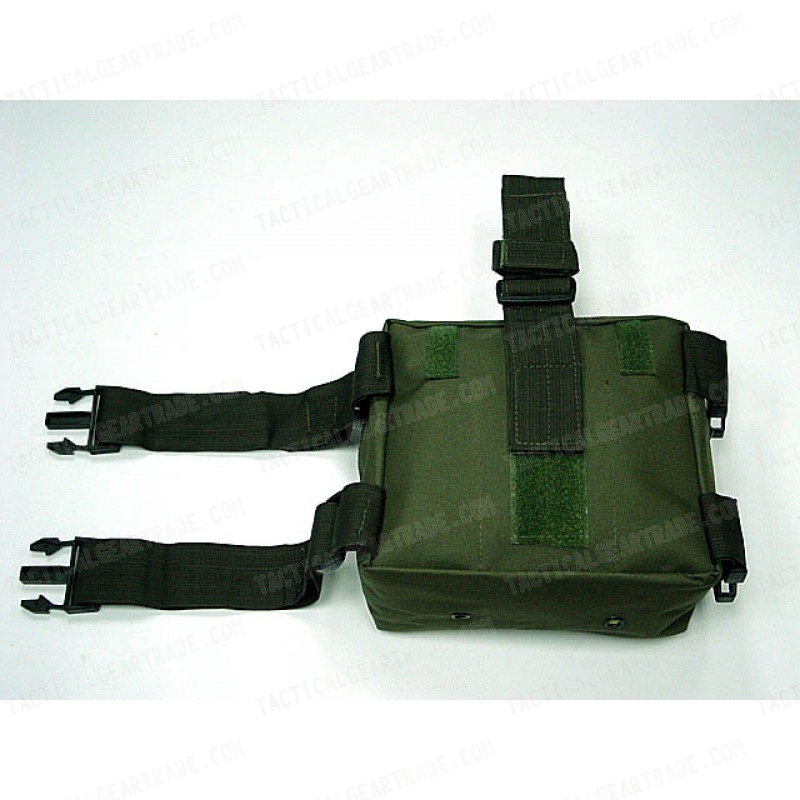 Molle Drop Leg Panel Utility Waist Pouch Bag OD