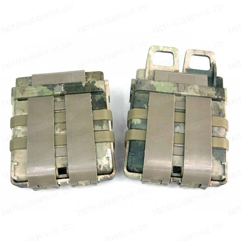 Molle FastMag Magazine Clip Set for 7.62 AK/M14 A-TACS Camo