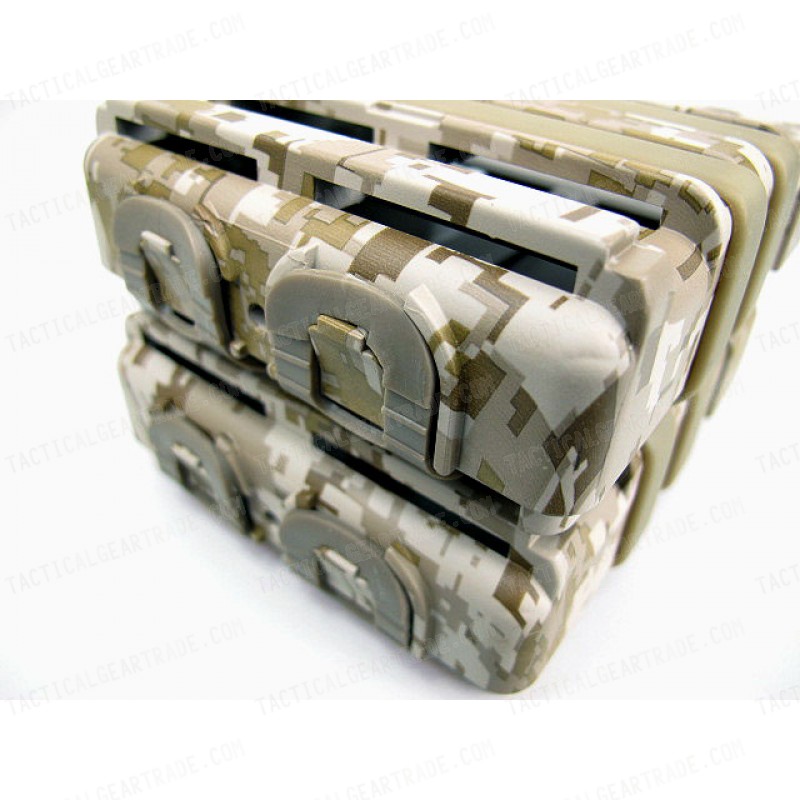 Molle FastMag Magazine Clip Set for 7.62 AK/M14 Marpat Desert