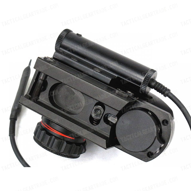 1x22x33 4 Reticle Red/Green Dot Sight Reflex w/ Red Laser