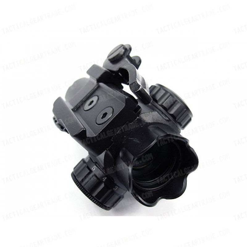 1x30 Airsoft Red Dot Cross Reticle Sight Scope QD Mount