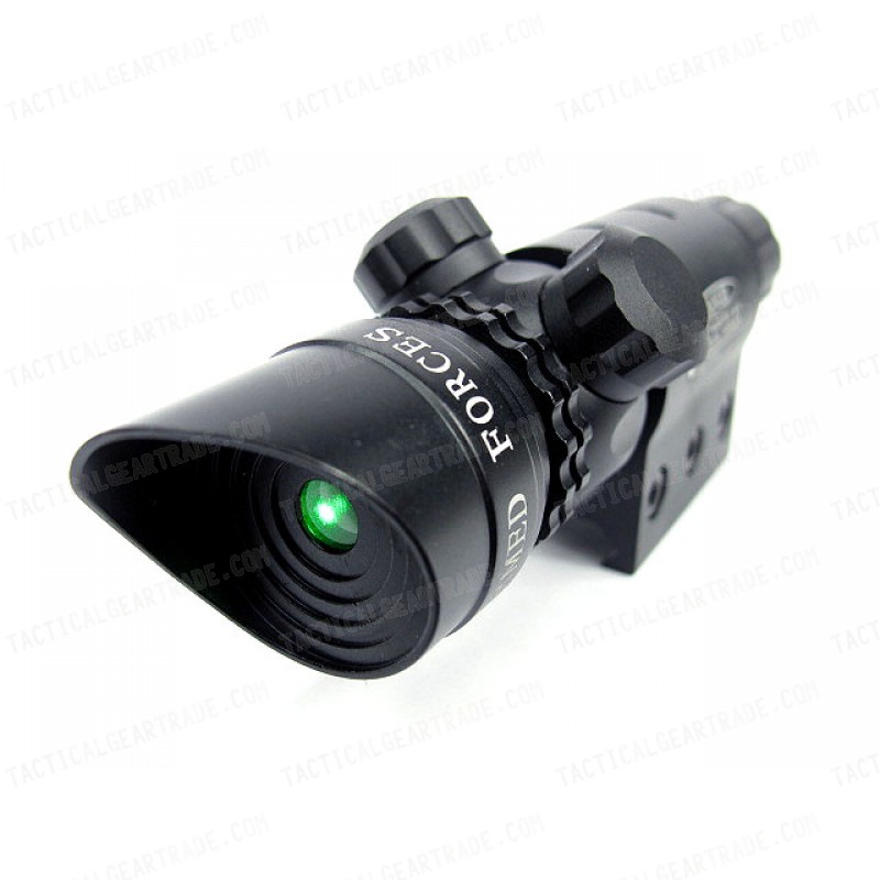 Tactical Rifle Green Laser Sight Pointer with 2 Mount Set