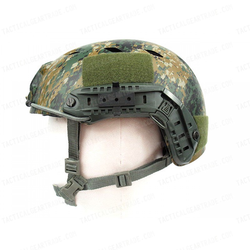 Airsoft FAST Base Jump Style Helmet Digital Camo Woodland