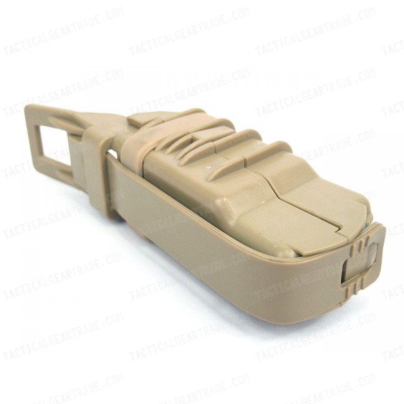 Molle FastMag Magazine Clip Set for Pistol/MP5 Tan