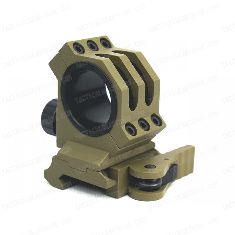 25mm/30mm Scope Red Dot Sight QD Lever Mount Tan