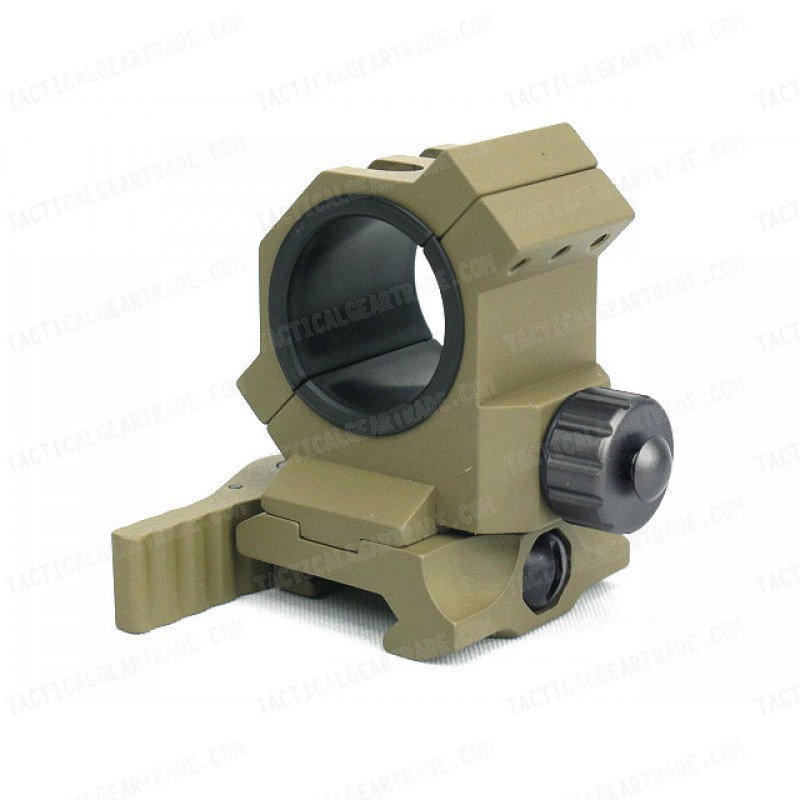 25mm/30mm Scope Red Dot Sight QD Lever Mount Tan