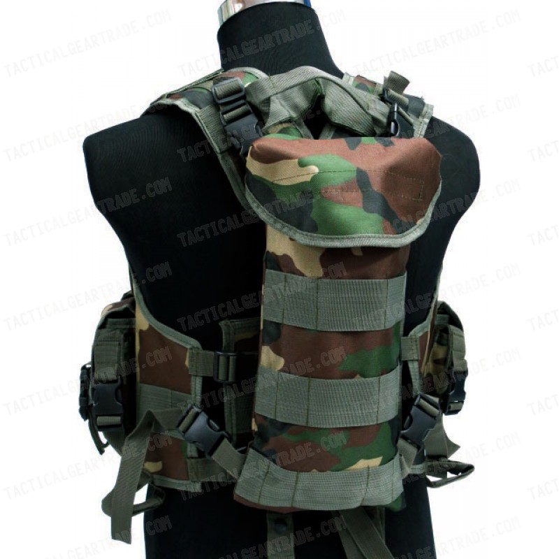 US Navy Seal CQB LBV Modular Assault Vest Camo Woodland