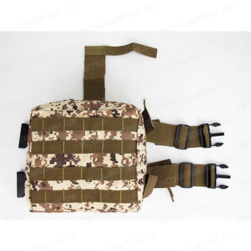 Molle Drop Leg Panel Utility Waist Pouch Bag Digital Desert Camo