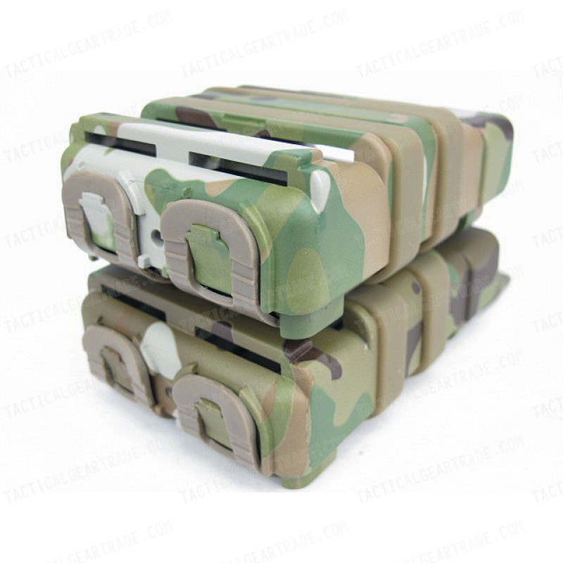 Molle FastMag Magazine Clip Holder Pouch Set Gen. 3 Multi Camo