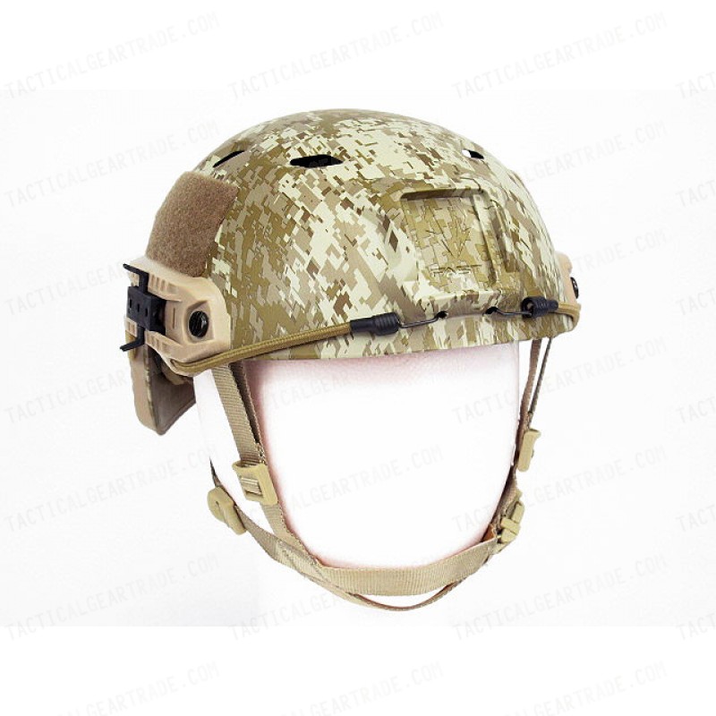 Airsoft FAST Base Jump Style Helmet Digital Desert Camo