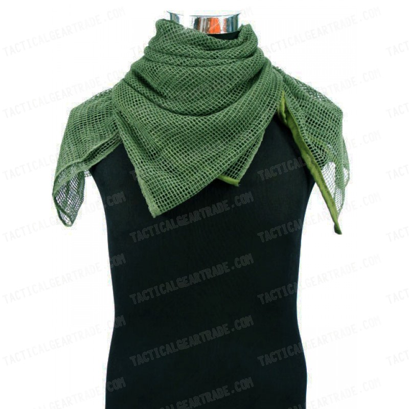 Face Veil Mesh Netting Scarf Mask OD