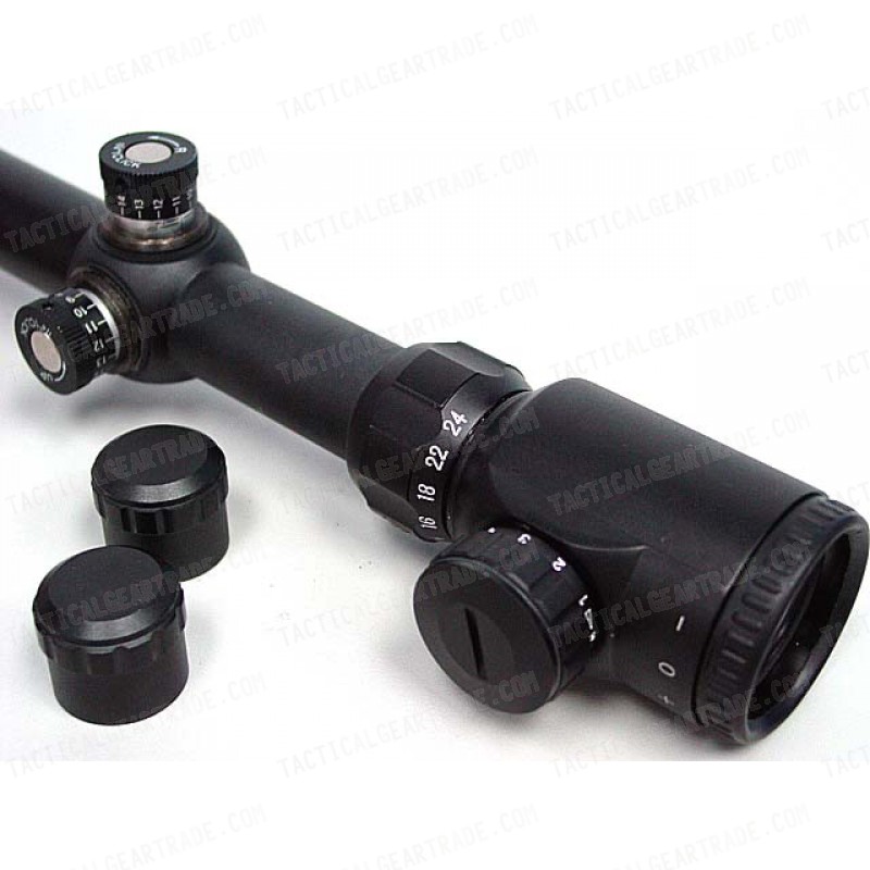 6-24x50 Red/Green Illuminated Rangefinder Rifle Scope