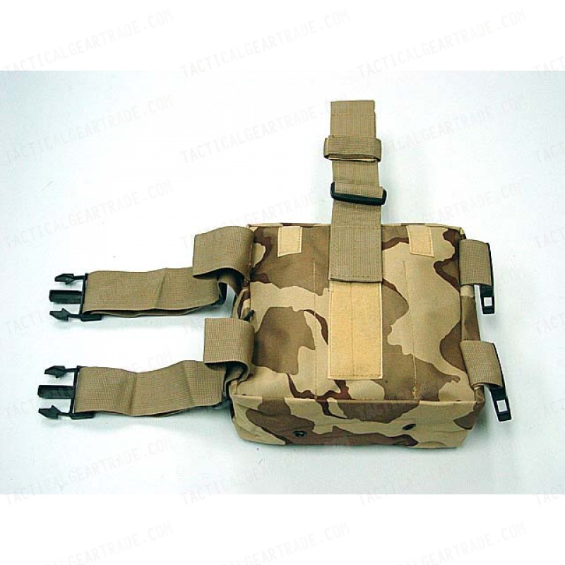 Molle Drop Leg Panel Utility Waist Pouch Bag Desert Camo