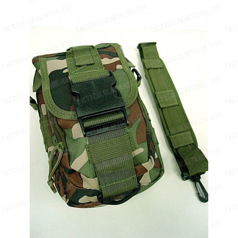 Molle Shoulder Bag Tools Mag Drop Pouch Camo Woodland