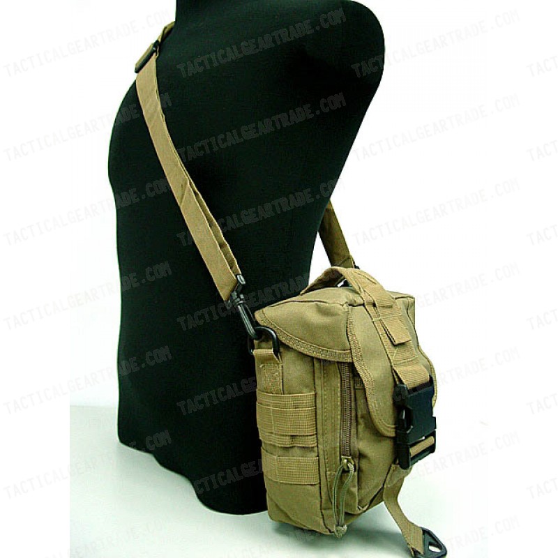 Molle Shoulder Bag Tools Mag Drop Pouch Coyote Brown