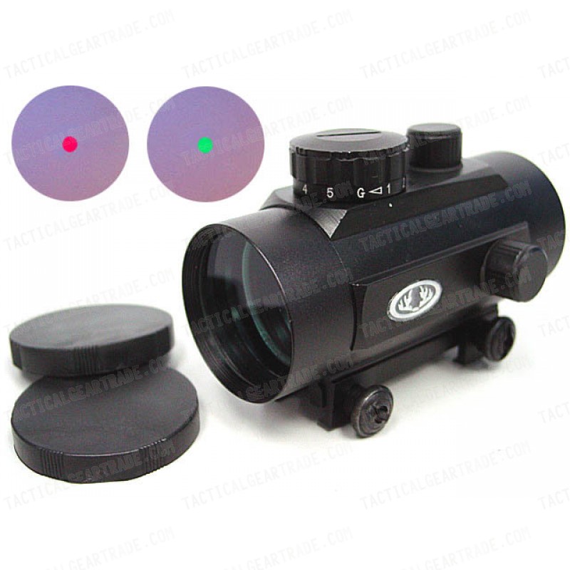 45mm Airsoft Red/Green Dot Sight Reticle Scope QD Mount