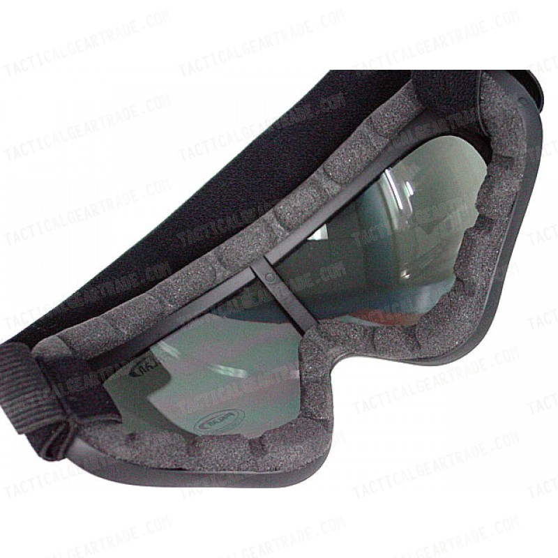 Airsoft UV-X400 Wind Dust Tactical Goggle Glasses Black