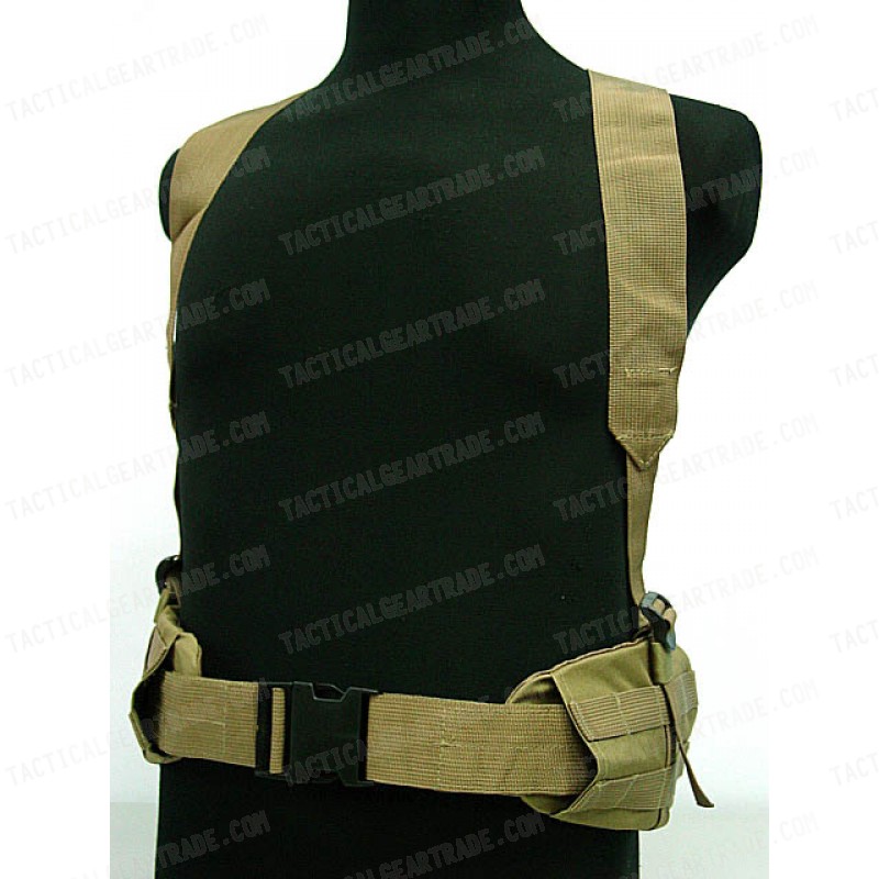 Molle II Panel Platform Waist Belt Suspender Coyote Brown