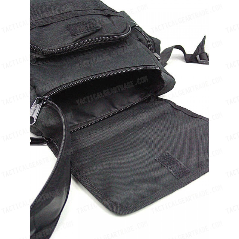 Molle Utility Shoulder Waist Pouch Bag L Black