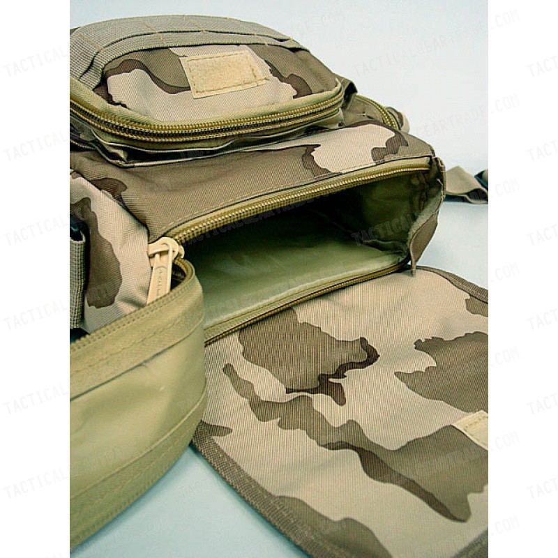 Molle Utility Shoulder Waist Pouch Bag L Desert Camo