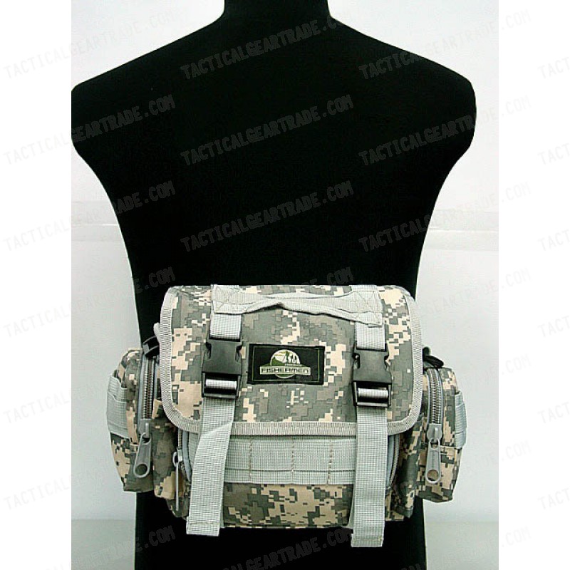 Molle Utility Shoulder Waist Pouch Bag L Digital ACU Camo