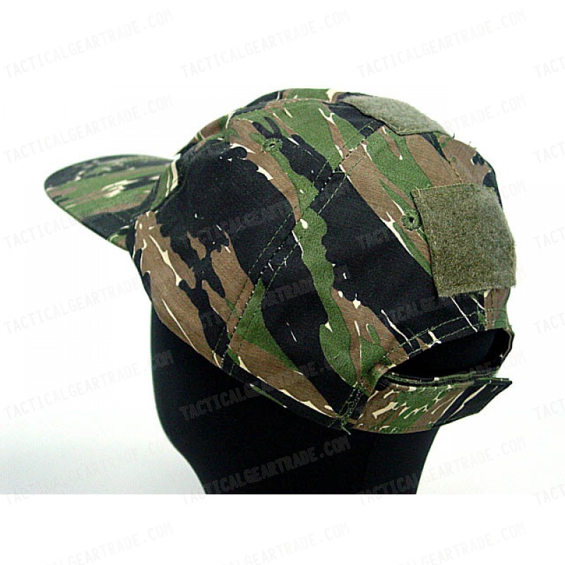 Velcro Patch Baseball Hat Cap Tiger Stripe Woodland Camo