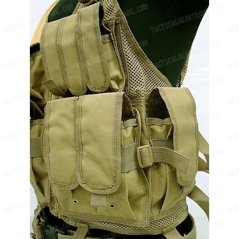 Airsoft Tactical Hunting Combat Vest Coyote Brown