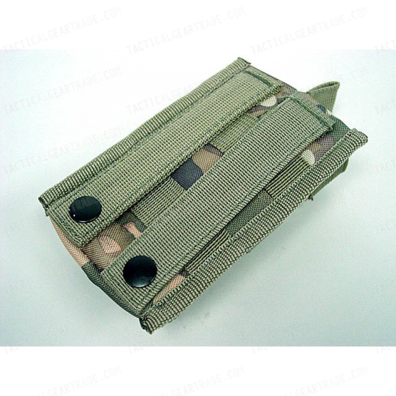 Molle Open Top Magazine/Walkie Talkie Pouch Multi Camo