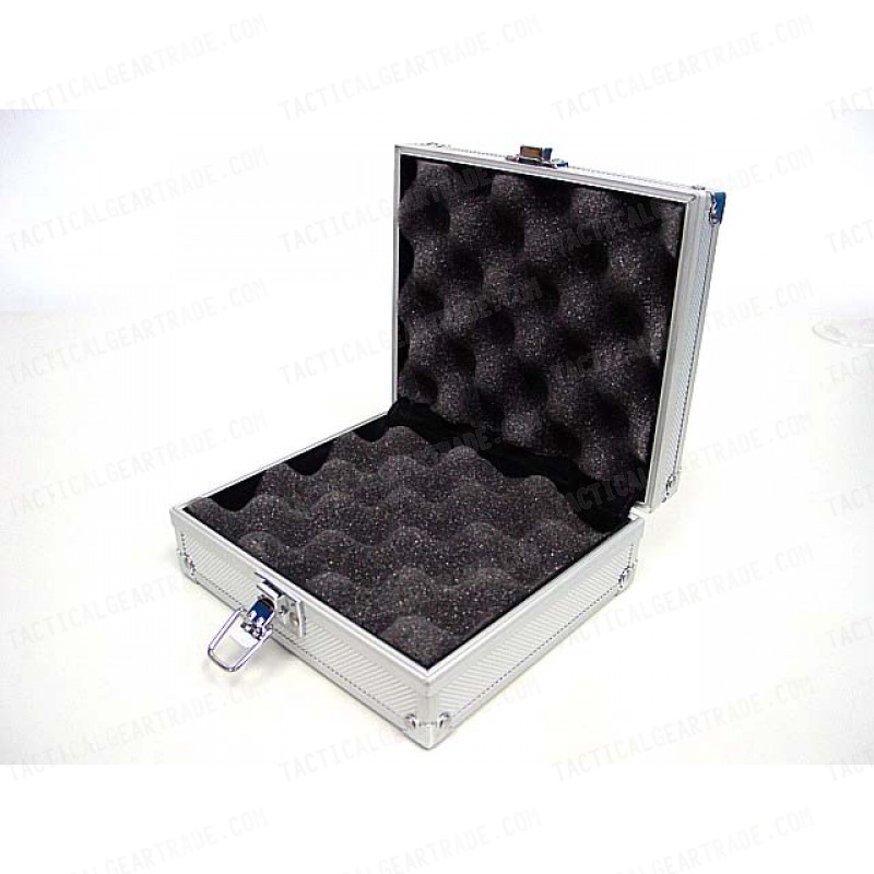 Airsoft Pistol Aluminum Carry Storage Hard Case Box 6.75\