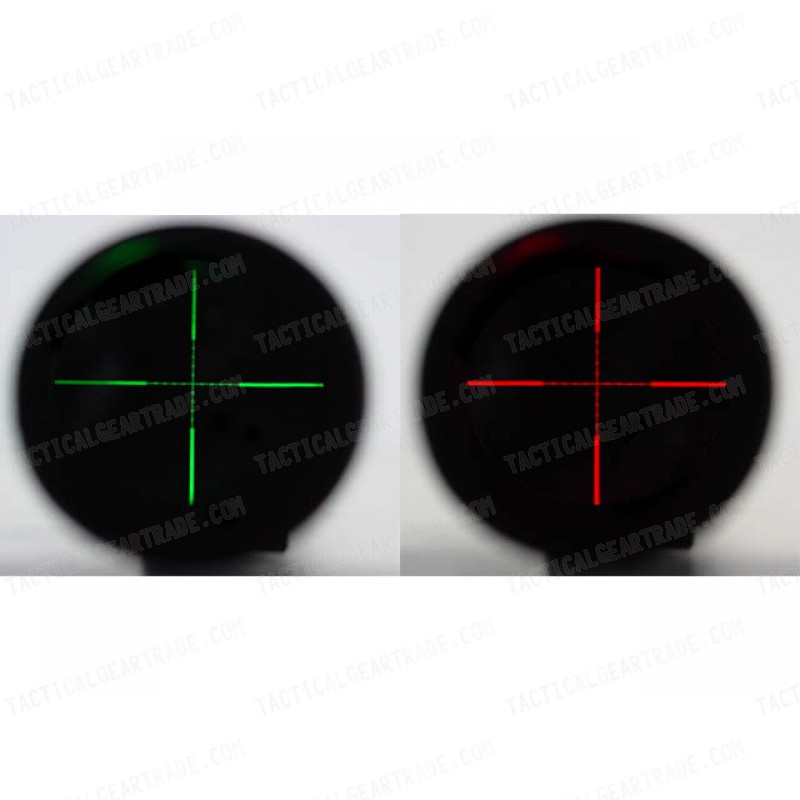 2-6x28 28mm Red/Green Illuminated Tri-rail Rifle Scope