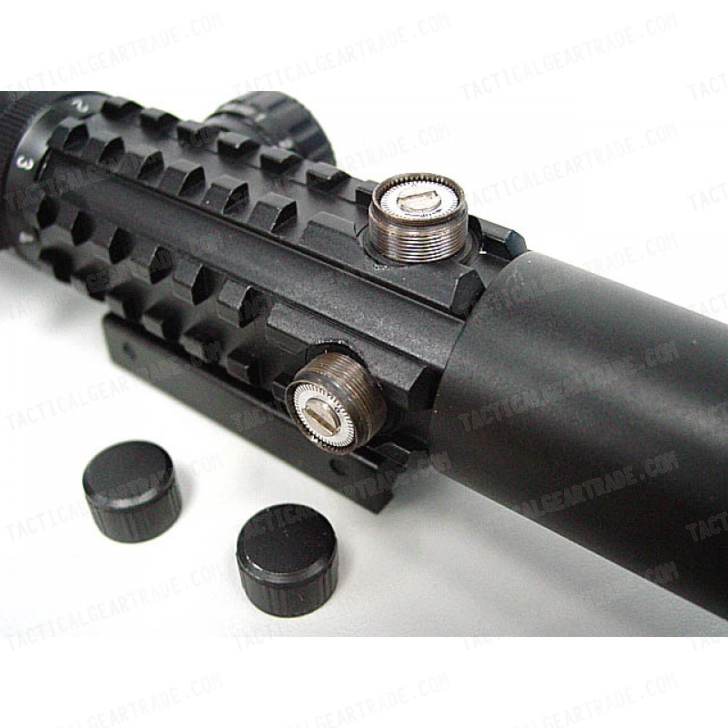 2-6x28 28mm Red/Green Illuminated Tri-rail Rifle Scope