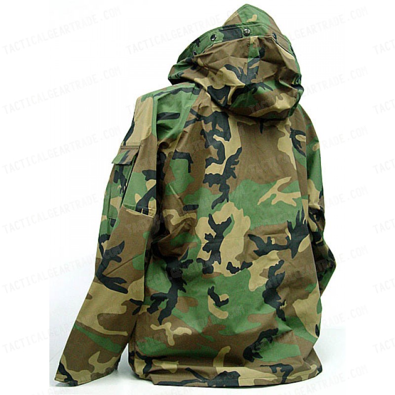 USMC Hoodie Waterproof ECWCS Gen 1 Parka Jacket Camo Woodland