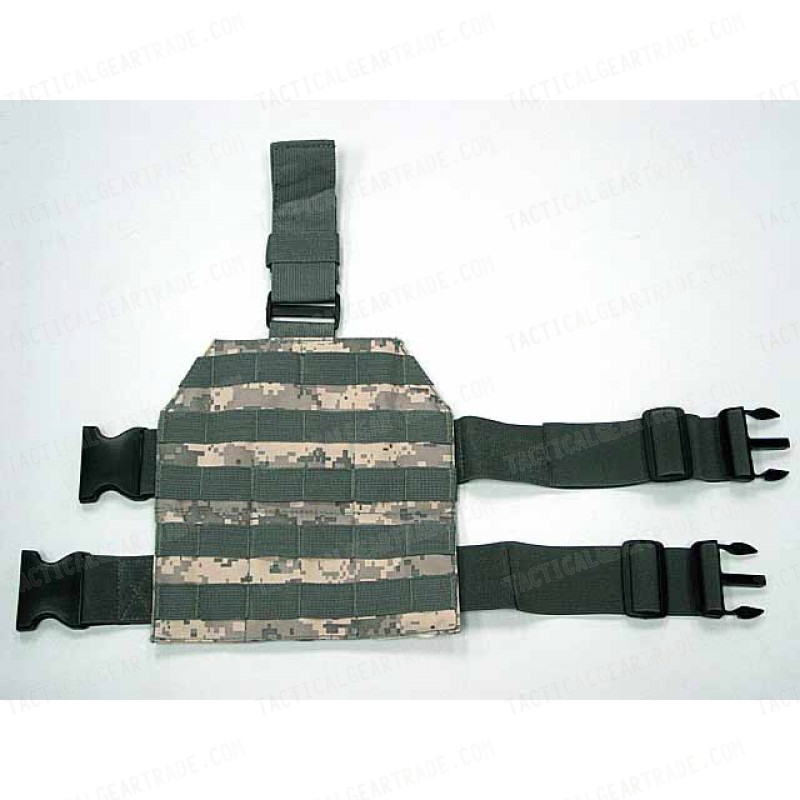 Airsoft Molle Drop Leg Panel Platform Digital ACU Camo