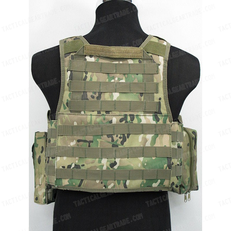 USMC MOD Molle Assault Plate Carrier Vest Multi Camo