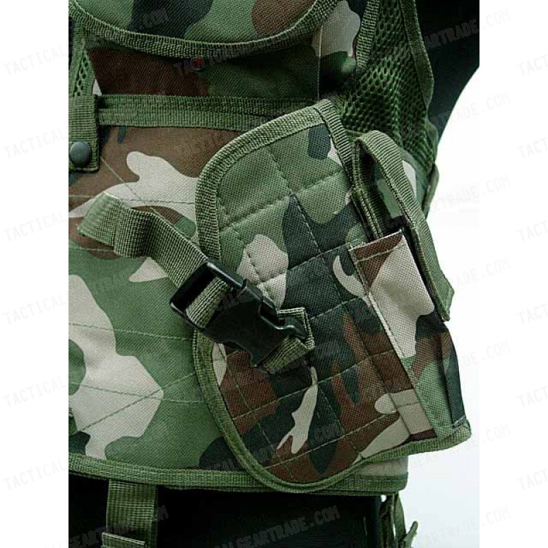 USMC Hunting Combat Tactical Vest Type B Camo Woodland