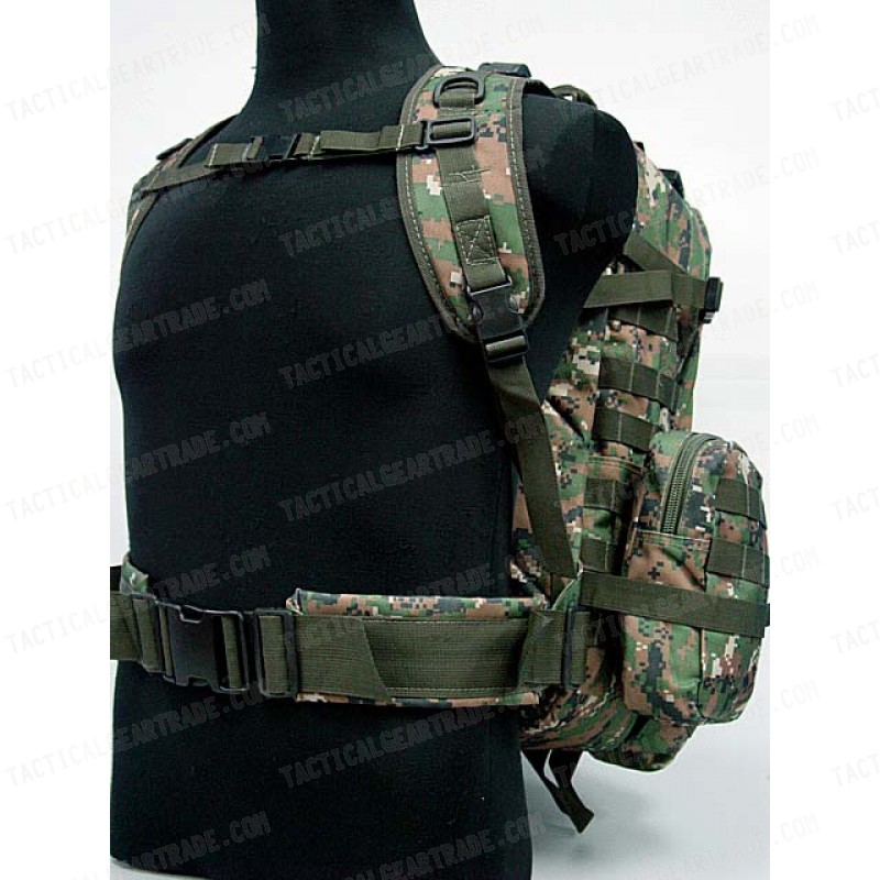 CamelPack Tactical Molle Assault Backpack Digital Camo Woodland