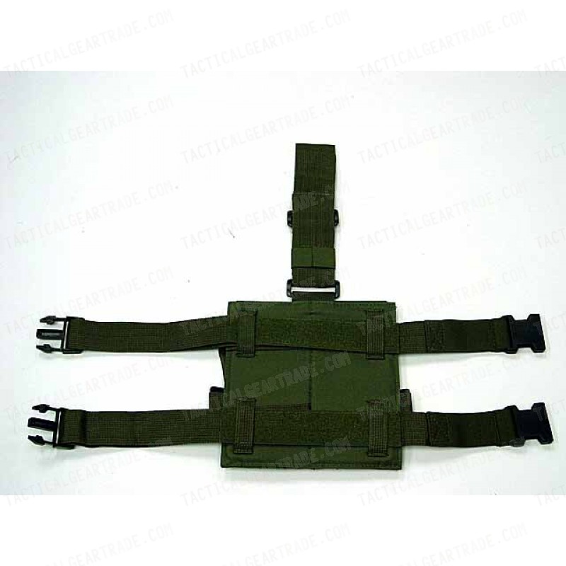 Double Magazine Drop Leg Pouch OD