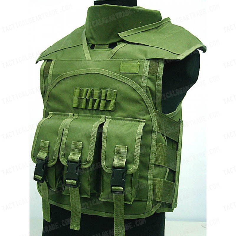 Airsoft Paintball Tactical Combat Assault Vest OD