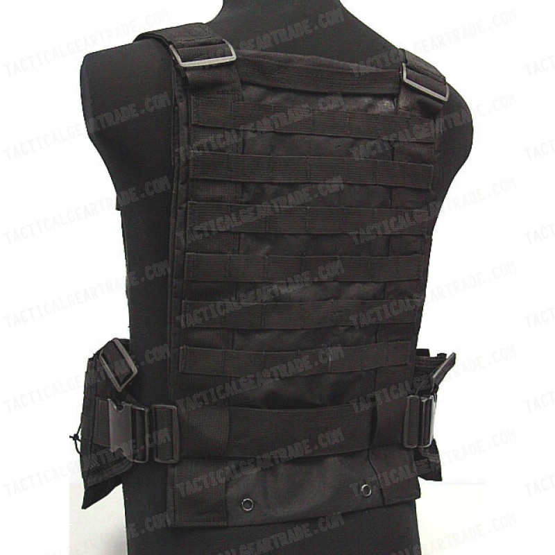 USMC Molle Hydration Combat Carrier Vest Black