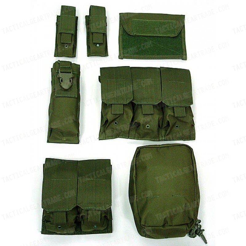 Molle Combat Strike Plate Carrier CIRAS Vest OD