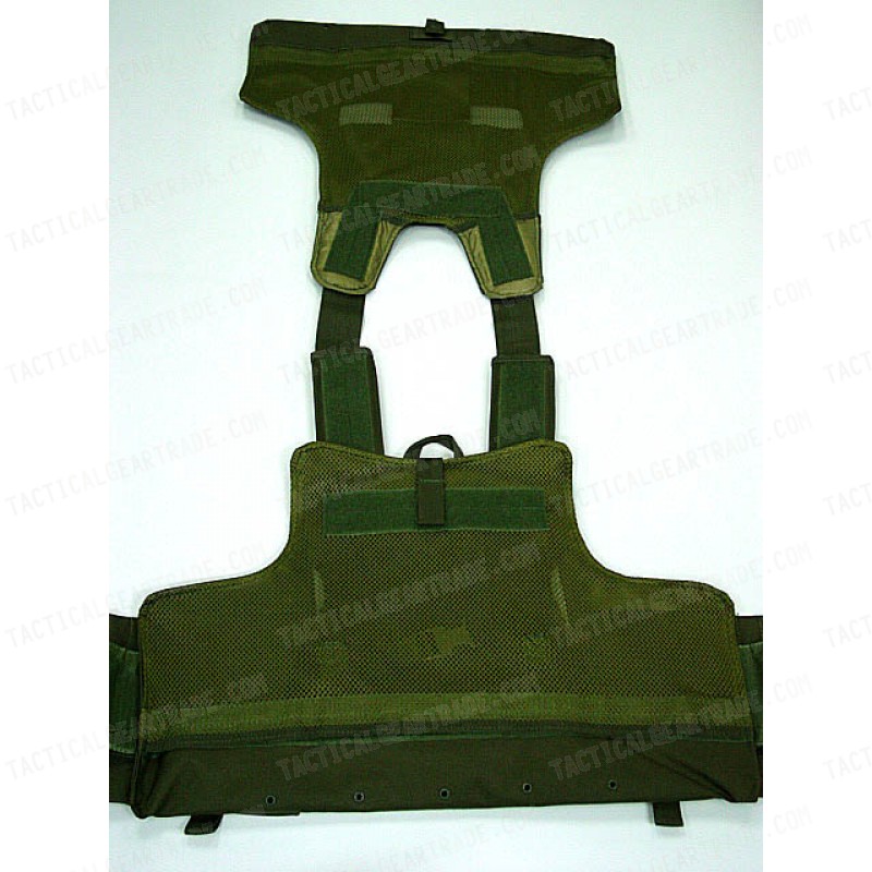 Molle Combat Strike Plate Carrier CIRAS Vest OD