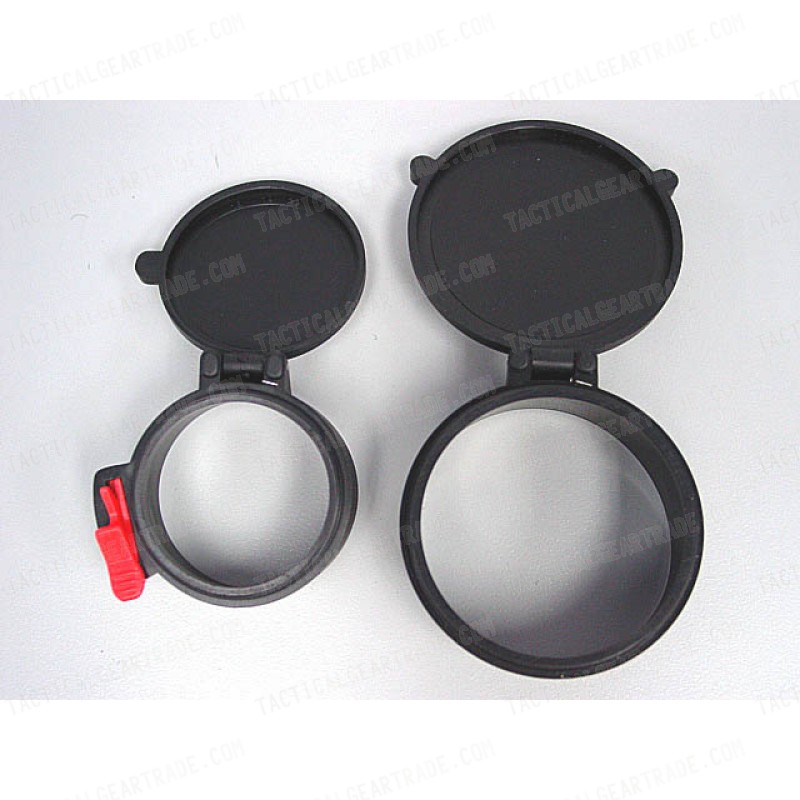 Timber Creek Outdoors 50mm Rifle Scope Cover – Black Plastic – Slip-On (SC-50)