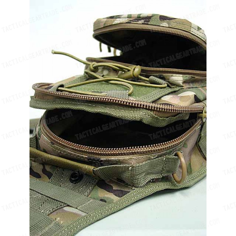 Tactical Utility Gear Shoulder Sling Bag Multi Camo S