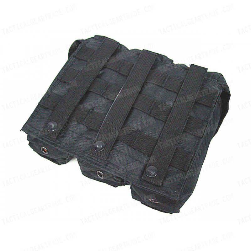 Airsoft Molle Triple AK Magazine Pouch Black