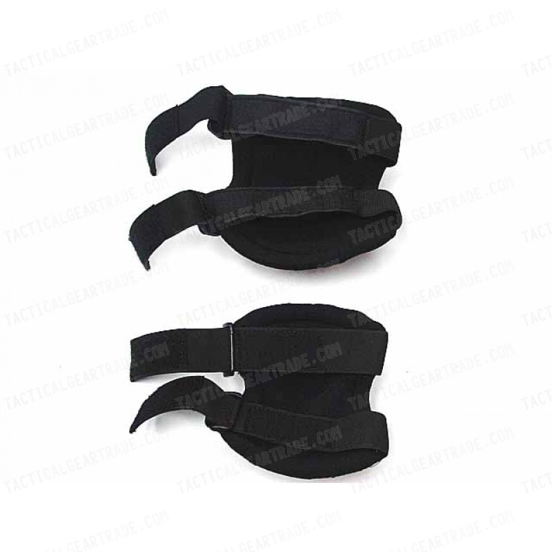 SWAT X-Cap Airsoft Paintball Knee & Elbow Pads Black