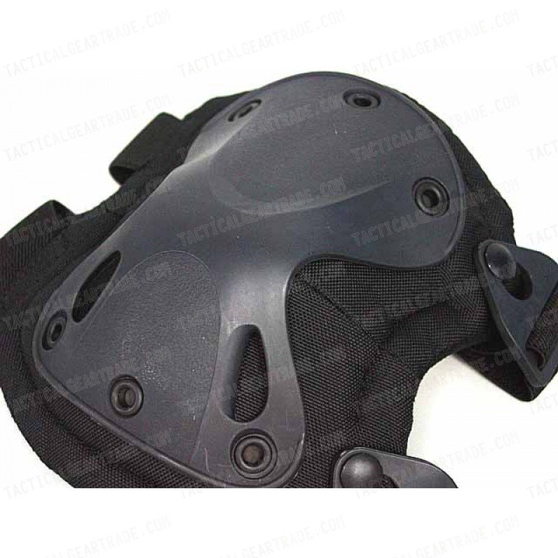 SWAT X-Cap Airsoft Paintball Knee & Elbow Pads Black