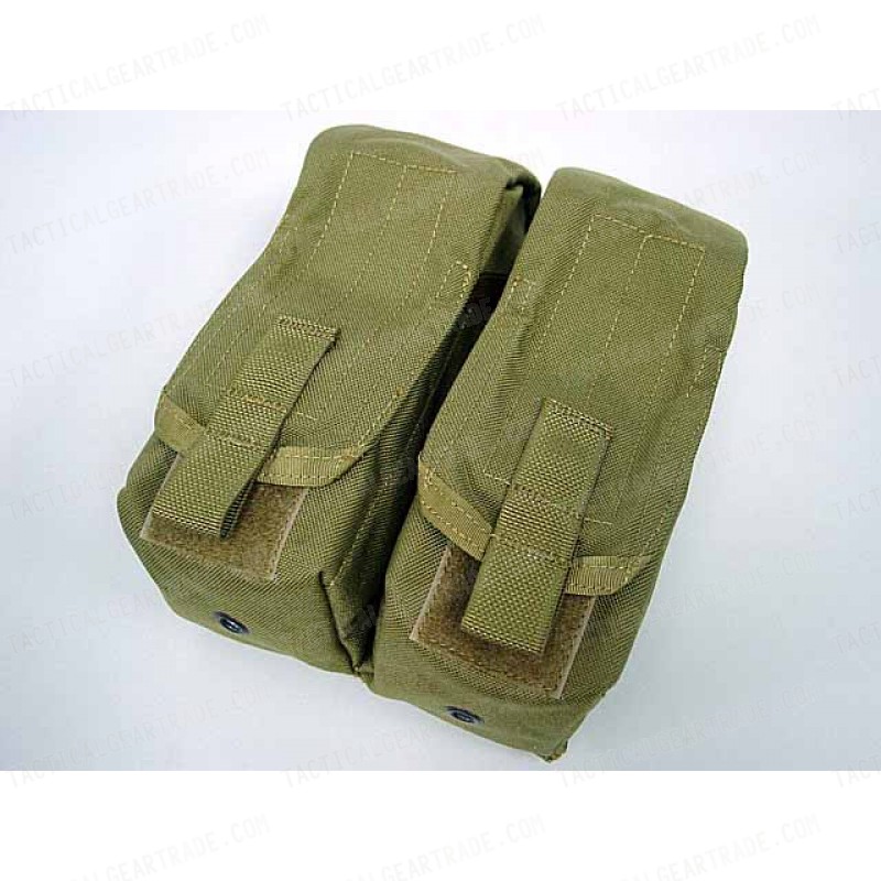 Flyye 1000D Molle Double AK Magazine Pouch Khaki