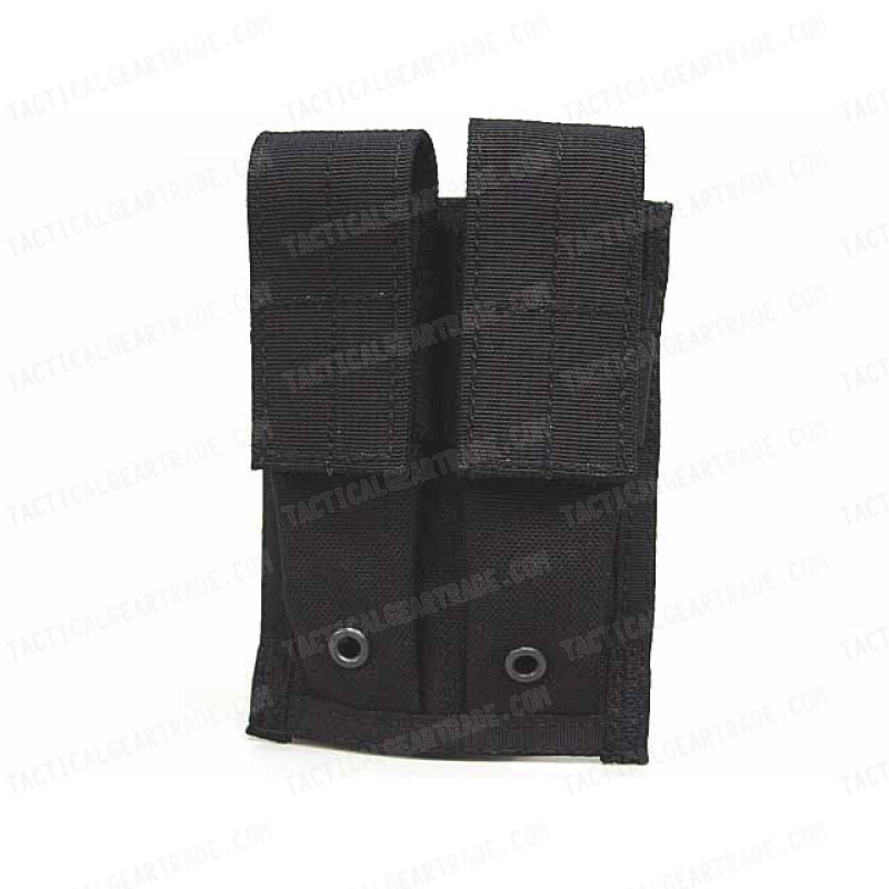 Flyye 1000D Molle Double 9mm Pistol Magazine Pouch Black