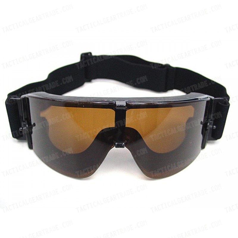 USMC Airsoft X800 Tactical Goggle Glasses GX1000 Brown